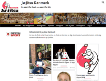 Tablet Screenshot of ju-jitsu.dk