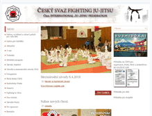 Tablet Screenshot of ju-jitsu.cz